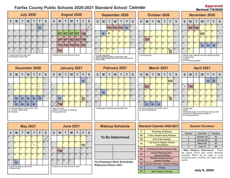 ️ Fairfax County School Calendar 2022-2023 ️ [PDF]